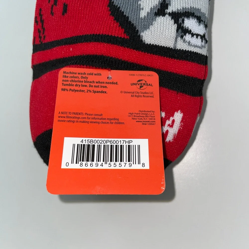Horror Movie Chucky Child Play 5 pair no show socks Size 4-10 NWT